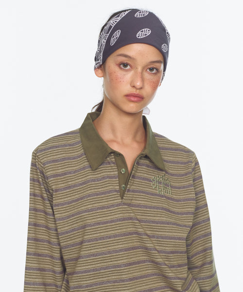 MNS BANDANA SCARF KERCHIEF - 3 COLORS BROWN