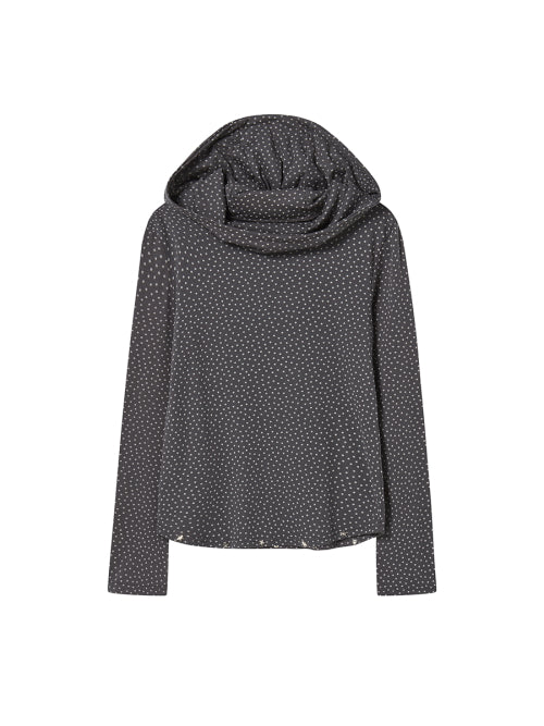 STUD HOODIE CHARCOAL - 2 COLORS