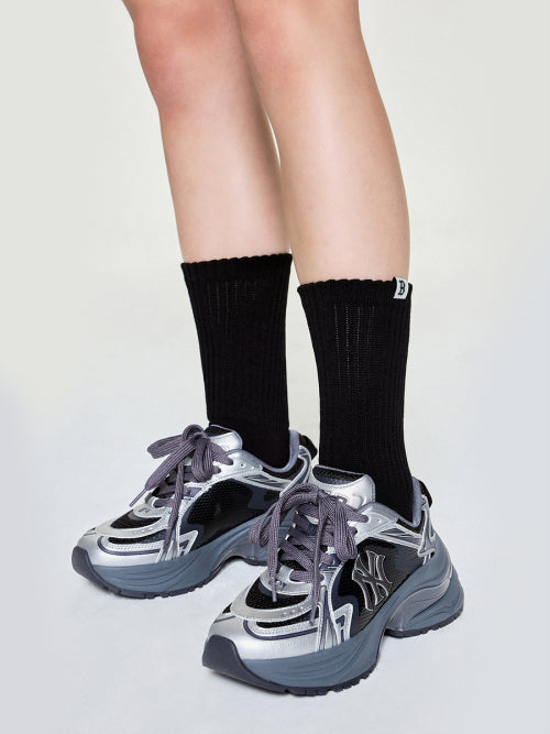CURVE RUNNER ENAMEL NY #KARINA同款! - 2 COLORS SILVER