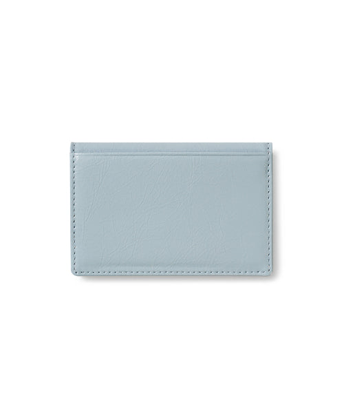 CRINKLE SOFT CARD CASE HAZE BLUE