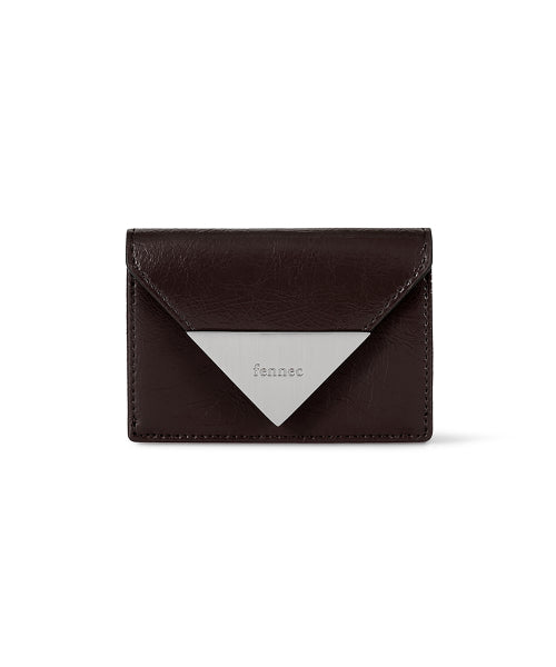 CRINKLE TRIANGLE TRIPLE WALLET AS SHOWN