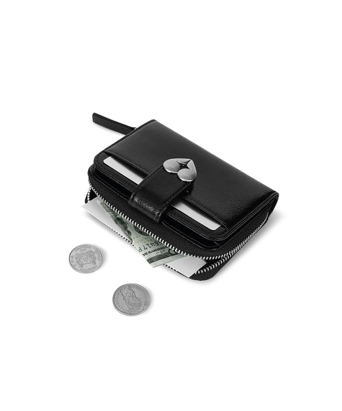 HEARTY ZIPPER POCKET BLACK