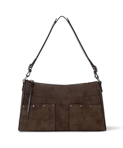 BASH BAG SUEDE BROWN