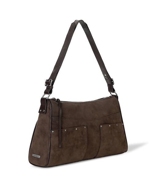 BASH BAG SUEDE BROWN
