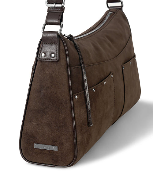 BASH BAG SUEDE BROWN