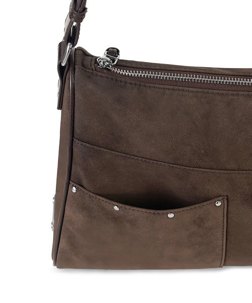 BASH BAG SUEDE BROWN
