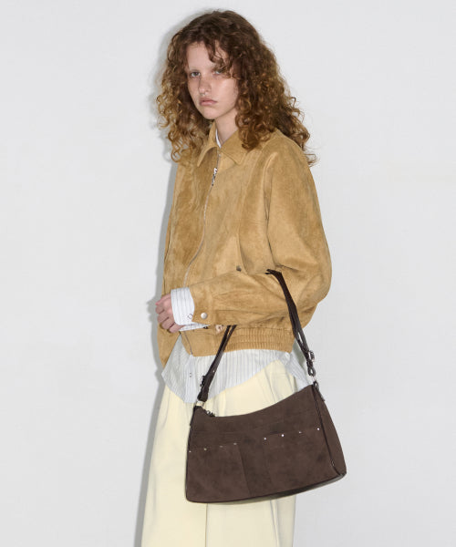 BASH BAG SUEDE BROWN