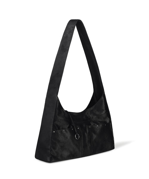 BASH SLOUCHY BAG METAL BLACK