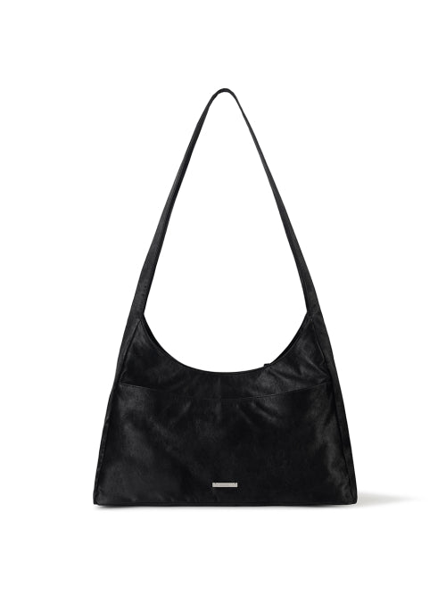 BASH SLOUCHY BAG METAL BLACK