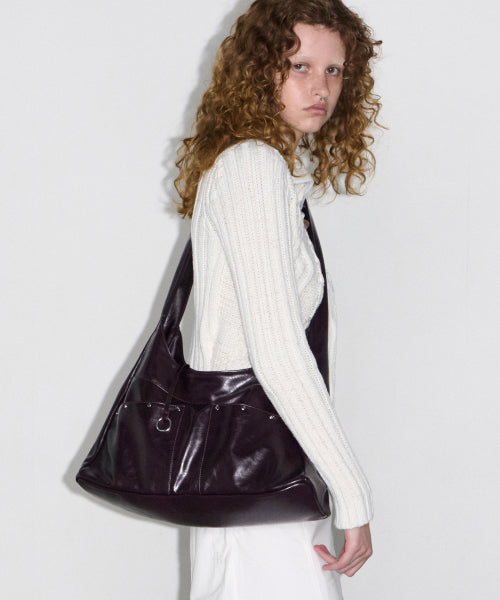 BASH SLOUCHY BAG - 3 COLORS PURPLE