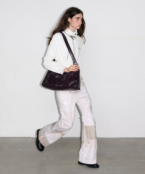 BASH SLOUCHY BAG - 3 COLORS PURPLE