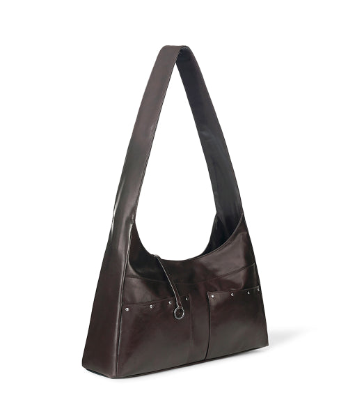 BASH SLOUCHY BAG - 3 COLORS BROWN