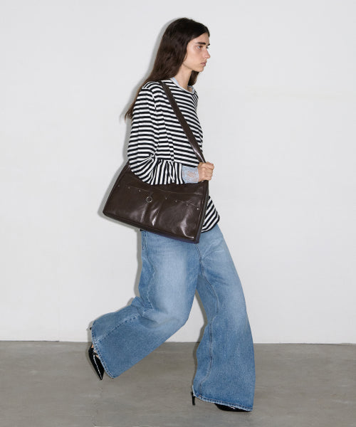 BASH SLOUCHY BAG - 3 COLORS BROWN