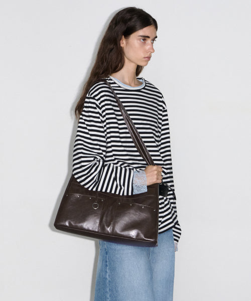 BASH SLOUCHY BAG - 3 COLORS BROWN