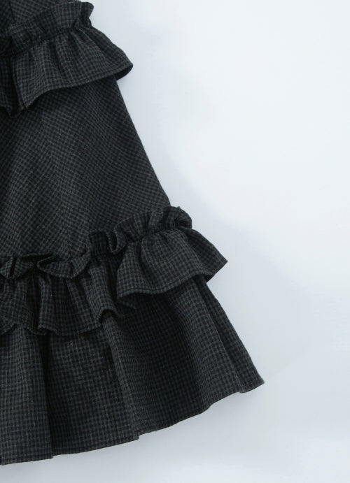CHECK KANGKANG MIDI SKIRT - 2 COLORS