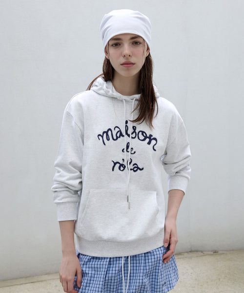 MAISON DE ROLA STRING HOODIE DEEP - 3 COLORS WHITE