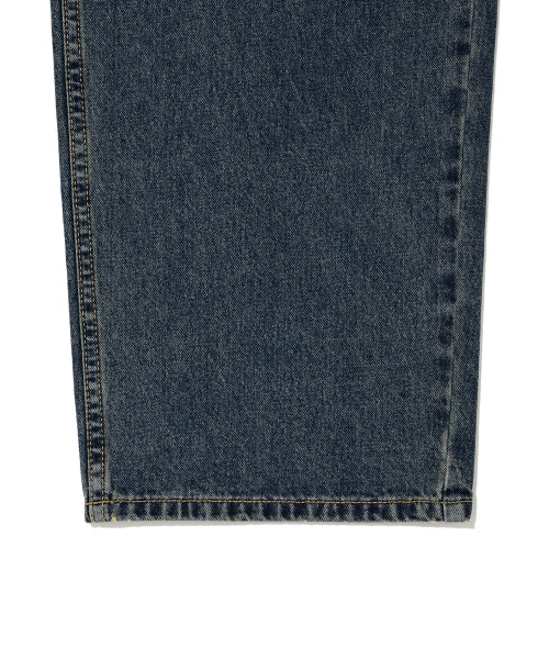 SEMI WIDE DENIM PANTS #GISELLE同款! - 3 COLORS BLUE