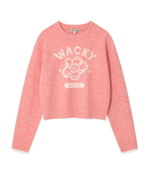 BIG LILY GRAPHIC PULLOVER #GISELLE同款! - 3 COLORS PINK