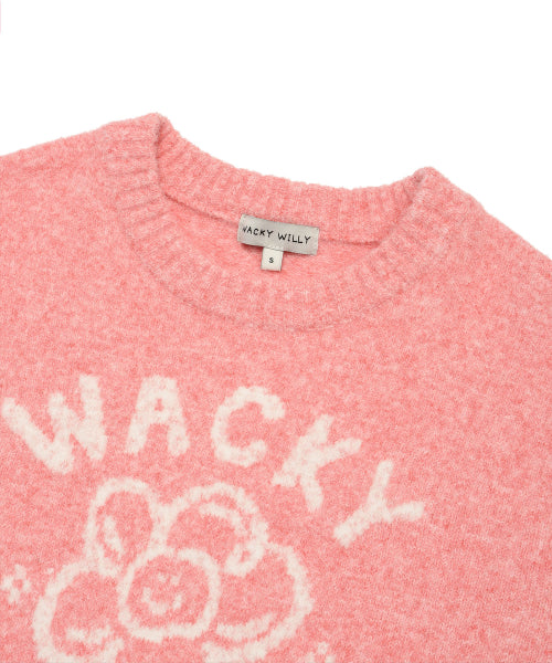 BIG LILY GRAPHIC PULLOVER #GISELLE同款! - 3 COLORS PINK