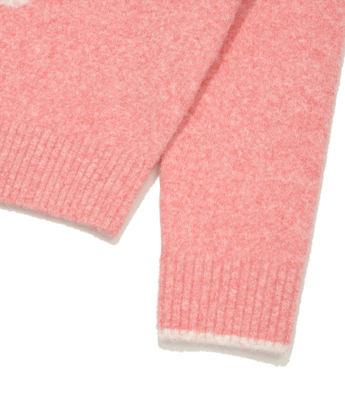 BIG LILY GRAPHIC PULLOVER #GISELLE同款! - 3 COLORS PINK