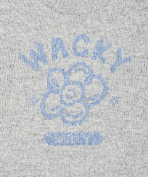 BIG LILY GRAPHIC PULLOVER #GISELLE同款! - 3 COLORS LIGHT GREY