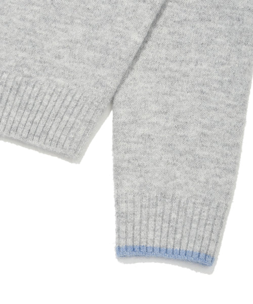 BIG LILY GRAPHIC PULLOVER #GISELLE同款! - 3 COLORS LIGHT GREY