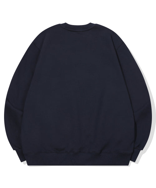 EMBROIDERY SWEATSHIRT - 4 COLORS NAVY