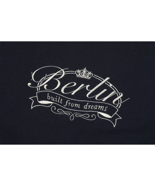 EMBROIDERY SWEATSHIRT - 4 COLORS NAVY