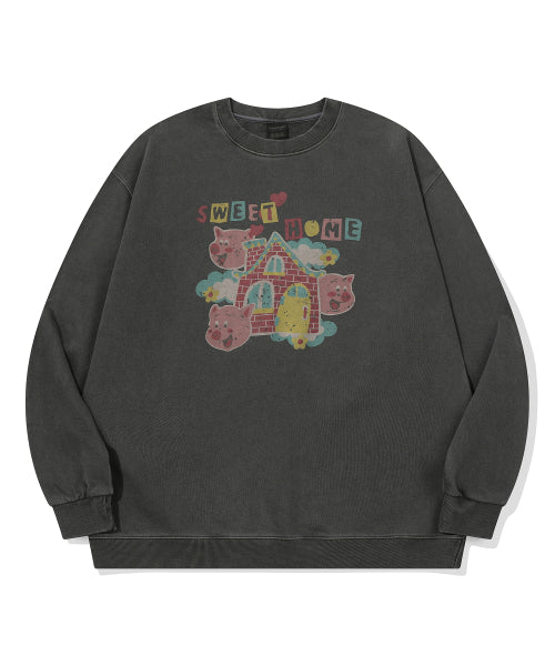 PIGMENT SWEATSHIRT - 2 COLORS SMOKE BLACK