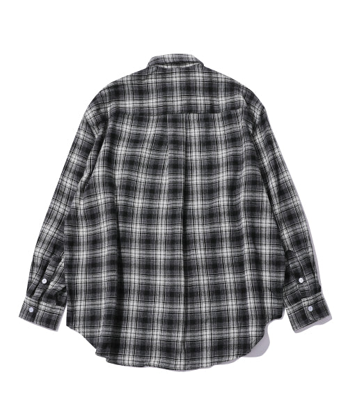 NOMAD OVERFIT CHECK SHIRT - 4 COLORS BLACK