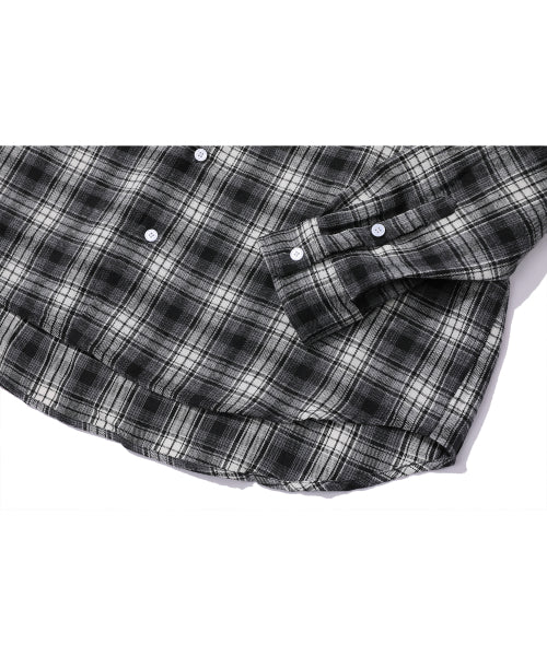 NOMAD OVERFIT CHECK SHIRT - 4 COLORS BLACK