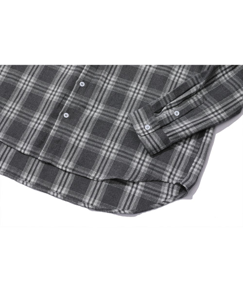 NOMAD OVERFIT CHECK SHIRT - 4 COLORS GREY