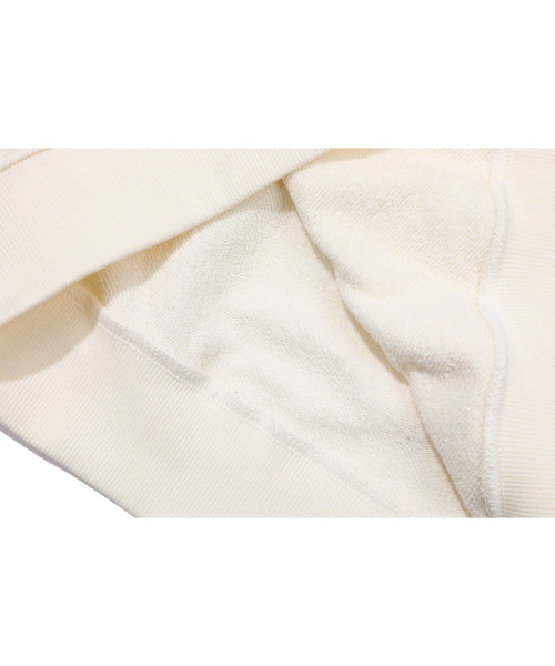 BUNNY EMBROIDERY HOODIE - 2 COLORS CREAM
