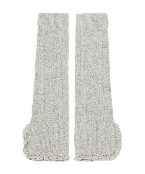 BUTTON CABLE KNIT - 4 COLORS GREY