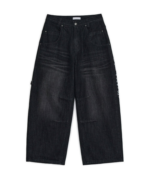 DENIM PANTS - 2 COLORS BLACK