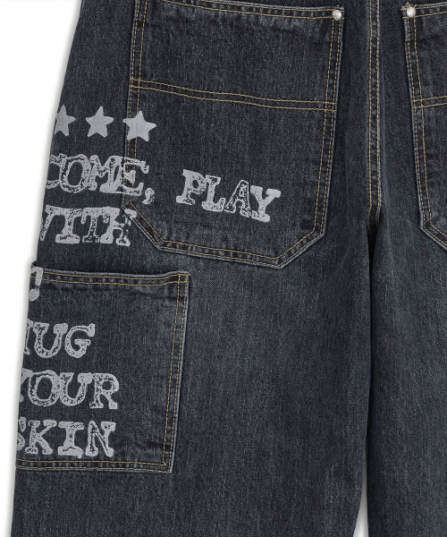 DENIM PANTS - 2 COLORS BLUE
