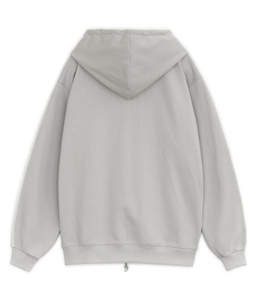 HOOD ZIP-UP - 2 COLORS GREY