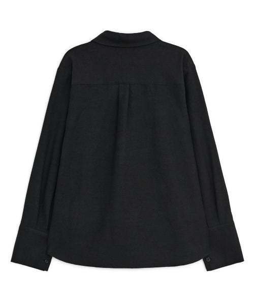 COLLAR SHIRT - 3 COLORS BLACK