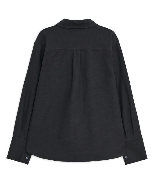 COLLAR SHIRT - 3 COLORS CHARCOAL