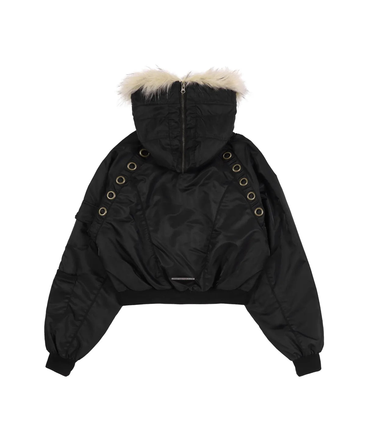 Eyelet Fur MA-1 (BLACK) #MINJU同款!