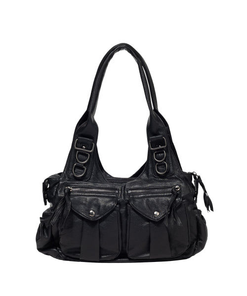 (PLUM) F26QE983 - 3 COLORS BLACK