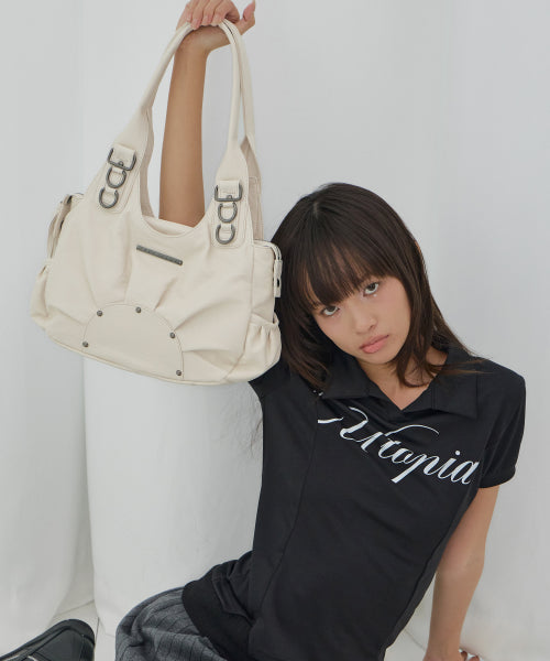 HOBO BAG F26QE983 - 3 COLORS IVORY