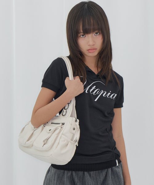 HOBO BAG F26QE983 - 3 COLORS IVORY