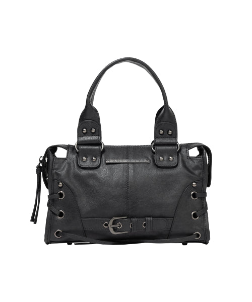 BELTED WASHED MINI BAG F26QE991 - 3 COLORS BLACK