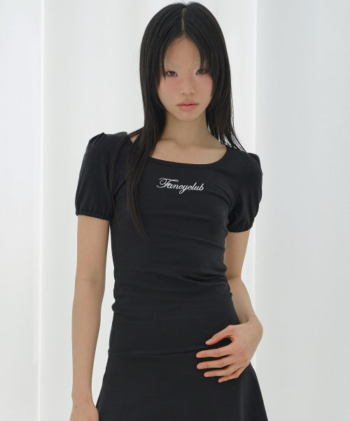 COTTON MINI DRESS F26QD062 - 2 COLORS BLACK