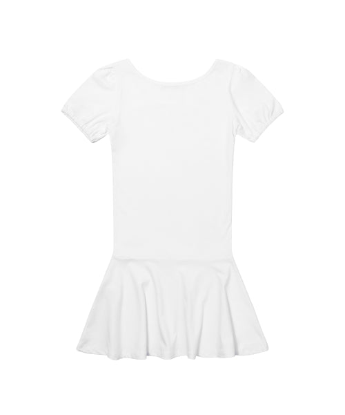 COTTON MINI DRESS F26QD062 - 2 COLORS WHITE
