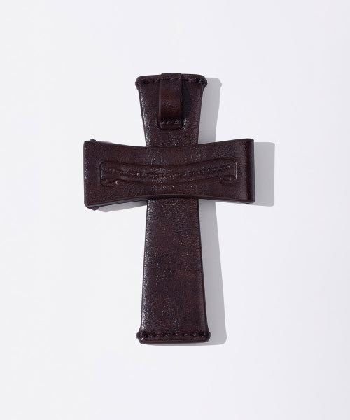 CROSS STRAP LAYERED WALLET - 3 COLORS BROWN