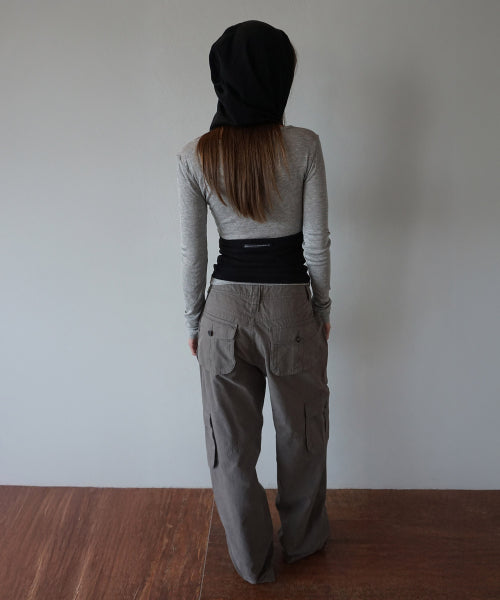 RANCH CARGO PANTS - 3 COLORS CHARCOAL