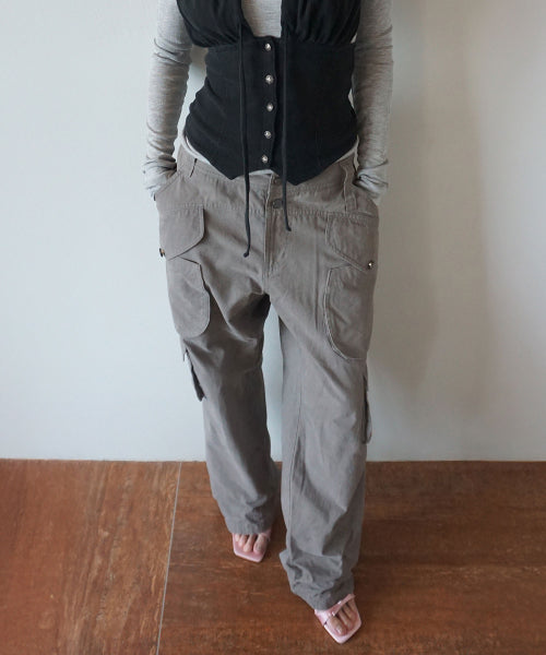 RANCH CARGO PANTS - 3 COLORS CHARCOAL
