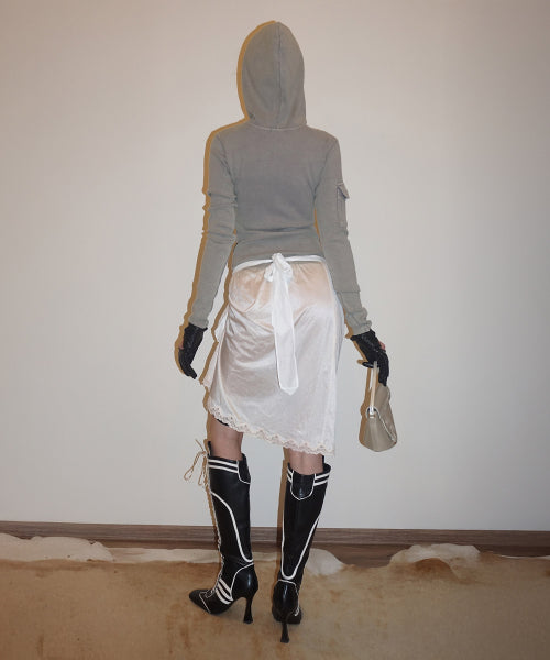WASHED POCKET HOODIE - 3 COLORS GREY